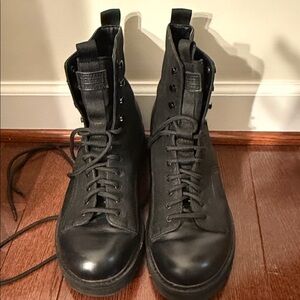Black High-Top G Star Raw Men's Boots